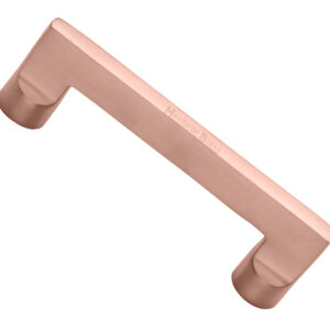 Heritage Brass Apollo Design Cabinet Pull Handle (96Mm, 128Mm, 160Mm Or 203Mm C/C), Satin Rose Gold