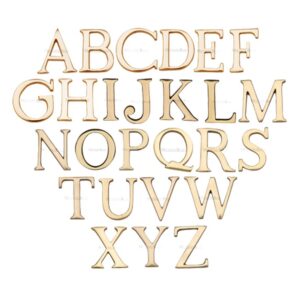 Heritage Brass A-Z Pin Fix Letters (51Mm - 2"), Polished Brass