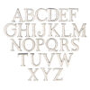 Heritage Brass A-Z Pin Fix Letters (51Mm - 2"), Polished Nickel