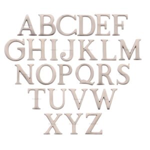 Heritage Brass A-Z Pin Fix Letters (51Mm - 2"), Satin Nickel