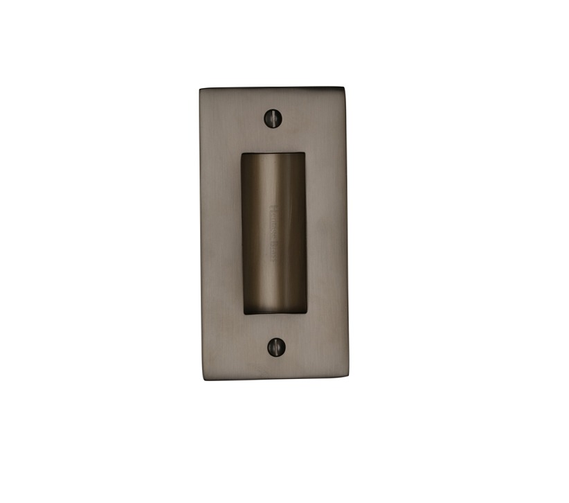 Heritage Brass Flush Pull Handle (102Mm Or 152Mm), Matt Bronze