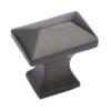 Heritage Brass Anvil Design Pyramid Cabinet Knob, Matt Bronze