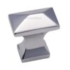 Heritage Brass Anvil Design Pyramid Cabinet Knob, Polished Chrome