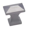 Heritage Brass Anvil Design Pyramid Cabinet Knob, Satin Chrome