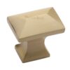 Heritage Brass Anvil Design Pyramid Cabinet Knob, Satin Brass