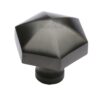 Heritage Brass Octagonal Cabinet Knob, Matt Bronze