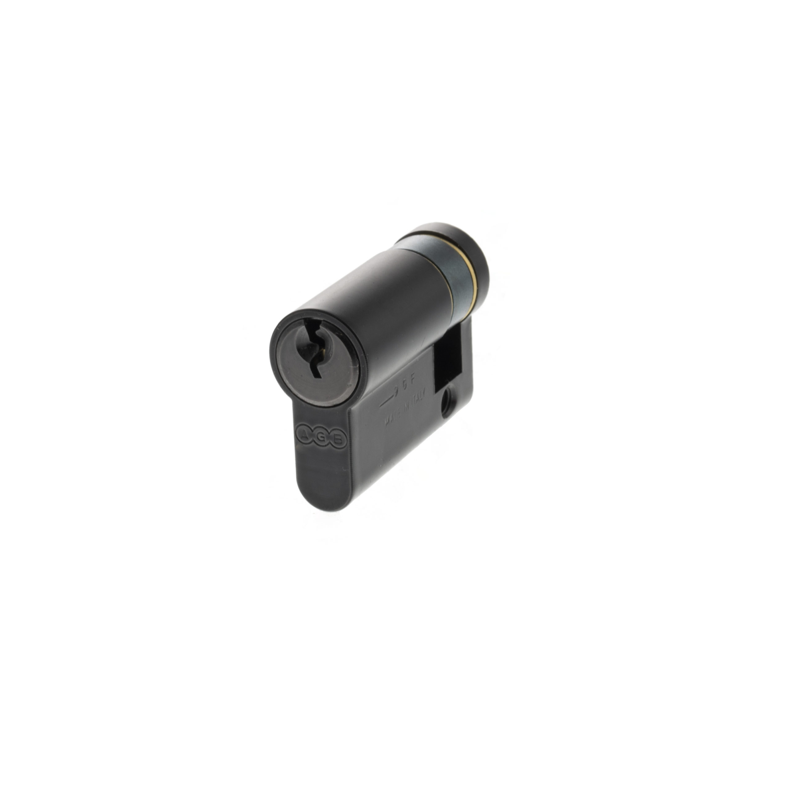 AGB 5 Pin Single Euro Cylinder 35-15mm (45mm) - Matt Black