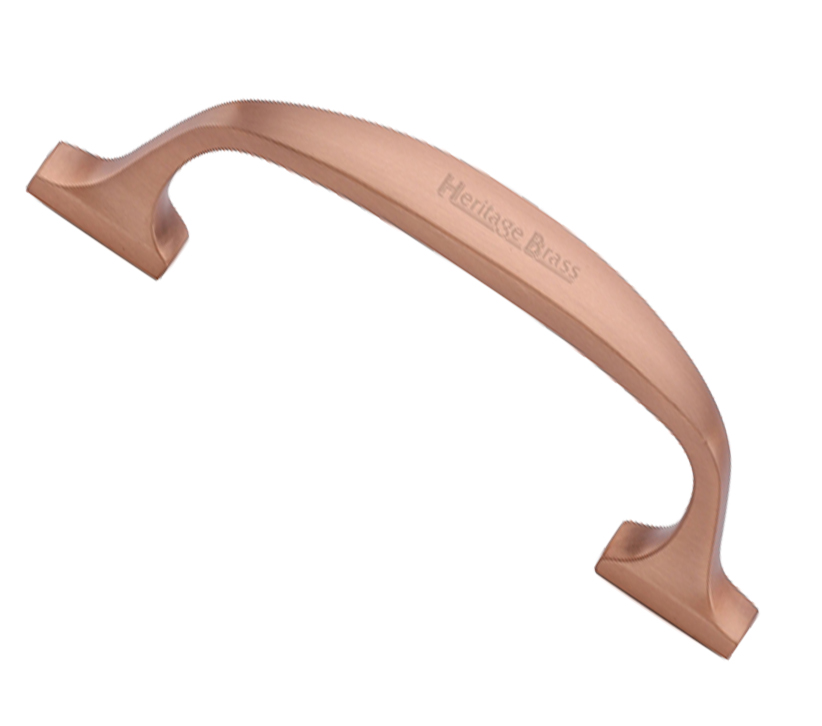 Heritage Brass Durham Design Cabinet Pull Handle (76Mm, 152Mm Or 203Mm C/C), Satin Rose Gold