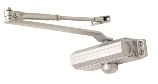 Eurospec Enduro Contract Overhead Door Closer, Fixed Power Size 3, Silver