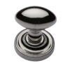 Heritage Brass Chelsea Mortice Door Knobs, Polished Nickel (Sold In Pairs)