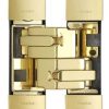 Eurospec CI001130OTT00 1130 Stars 3D Concealed Hinge 134 X 24mm Brass Plated-Pozi Screws Not Supplied 134mm x 24mm Brass Plated