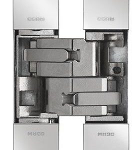 Eurospec CI001131NIK00 1131 Stars 3D Concealed Hinge 160 X 32mm Nickel Plated-Pozi Screws Not Supplied 160mm x 32mm Nickel Plated