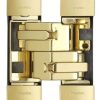 Eurospec CI001131OTT00 1131 Stars 3D Concealed Hinge 160 X 32mm Brass Plated-Pozi Screws Not Supplied 160mm x 32mm Brass Plated