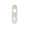 Eurospec CPRE1170/72SSS 174 X 45 X 8mm Steelworx Radius Backplates - Lock Euro Profile (72mm C/C) 170mm x 45mm x 8mm Satin Stainless Steel