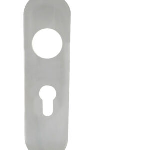 Eurospec Radius Stainless Steel Cover Plates, Satin Or Polished Stainless Steel (Sold In Pairs)