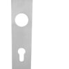 Eurospec Square Stainless Steel Cover Plates, Satin Stainless Steel Finish (Sold In Pairs)