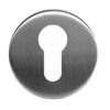 Eurospec Euro Profile Stainless Steel Escutcheons, Polished Or Satin Stainless Steel