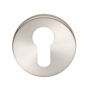 Eurospec Euro Profile Stainless Steel Escutcheons (6Mm Rose), Satin Stainless Steel