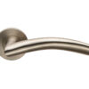 Eurospec Metro Door Handles On Slim Fit 6Mm Rose - Grade 304 Satin Stainless Steel