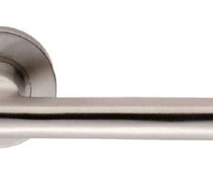 Eurospec CSL1134SSS Carlton Lever On Concealed Fix Sprung Round Rose G201 52mm Satin Stainless Steel