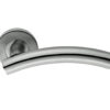 Eurospec Arched Stainless Steel Door Handles - Polished Or Satin Stainless Steel (Sold In Pairs)