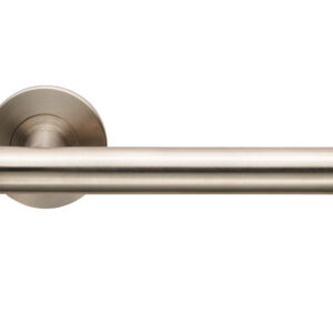 Eurospec Philadelphia T-Bar Door Handles On Slim Fit 6Mm Rose - Grade 304 Satin Stainless Steel