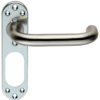 Eurospec Stainless Steel Safety Lever On Inner Backplate, Satin Or Polished Stainless Steel (Sold In Pairs)