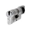 Eurospec CYA77370SC Euro Cylinder & Turn 70mm - Master Keyed - (Architectural) Satin Chrome