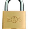 Eurospec Standard Shackle Brass Padlock, Various Sizes 25Mm-50Mm (Keyed Alike - 2 Or 3 Pack)