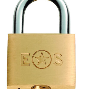 Eurospec Standard Shackle Brass Padlock, Various Sizes 25Mm-50Mm (Keyed Alike - 2 Or 3 Pack)