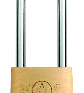 Eurospec Long Shackle Brass Padlock, 38Mm Or 50Mm (Keyed To Differ)