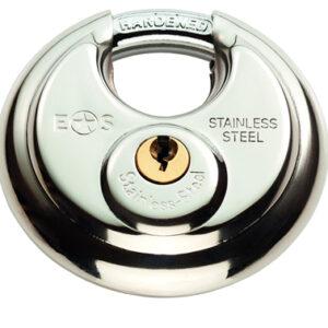 Eurospec Closed Shackle G304 Stainless Steel Padlock, 70Mm Or 80Mm (Keyed To Differ)