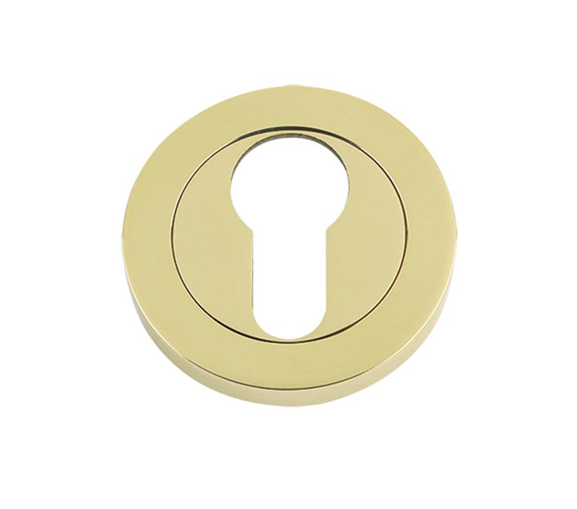 Euro Profile Escutcheons, PVD Stainless Brass