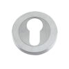 Zoo Hardware Da-T Euro Profile Escutcheons, Satin Chrome