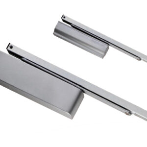 Eurospec Enduromax Dda Compliant Surface Mounted Slim H.E Door Closer, Spring Variable Power Size 2-4, Various Finishes