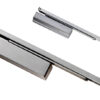 Eurospec Enduromax Dda Compliant Surface Mounted Slim H.E Door Closer, Spring Variable Power Size 2-4, Various Finishes