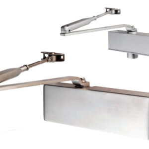 Eurospec Enduro Overhead Door Closer With Backcheck Delay, Template Variable Power Size 2-4, Various Finishes