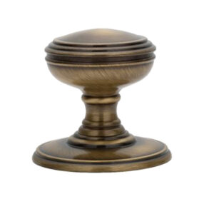 Delamain Plain Concealed Fix Mortice Door Knob, Florentine Bronze (Sold In Pairs)