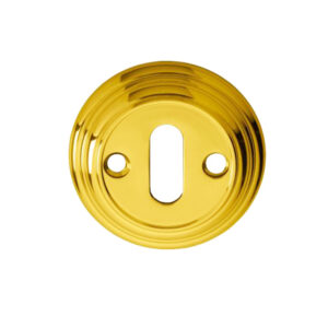 Delamain Standard Profile Escutcheon, Polished Brass