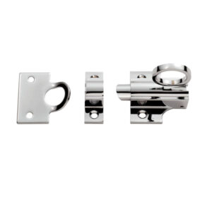 Fan Light Window Catches, Polished Chrome