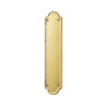 Shaped End Finger Plate (302Mm X 65Mm), Polished Brass