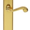 Carlisle Brass DL270 Chesham Lever On Backplate - Latch Polished Brass