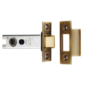 Heavy Duty Sprung Tubular Latch, Florentine Bronze