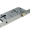 Eurospec Din Euro Profile Nightlatch (Contract), Satin Stainless Steel Or Pvd Stainless Brass Finish