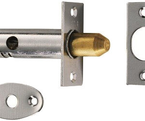 Eurospec Security (Hex/Rack) Door Bolts 61Mm, Polished Chrome, Satin Chrome, Polished Brass And Black