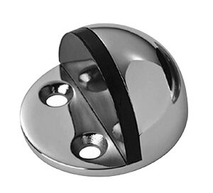 Eurospec Floor Mounted Shielded Door Stop, Polished Or Satin Stainless Steel