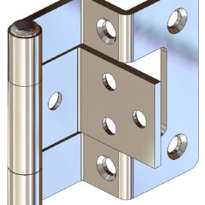 Double Cranked Hinge