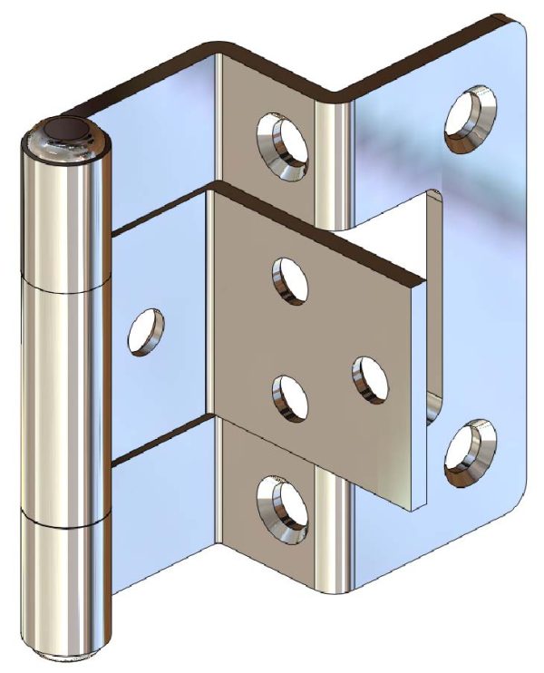 Double Cranked Hinge