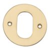 F/Fix Rnd Escutcheon - Oval -50Mm