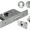 Eurospec Insurance Rated (Complete Set) Bs Euro Profile Cylinder Deadlocks - Silver Finish